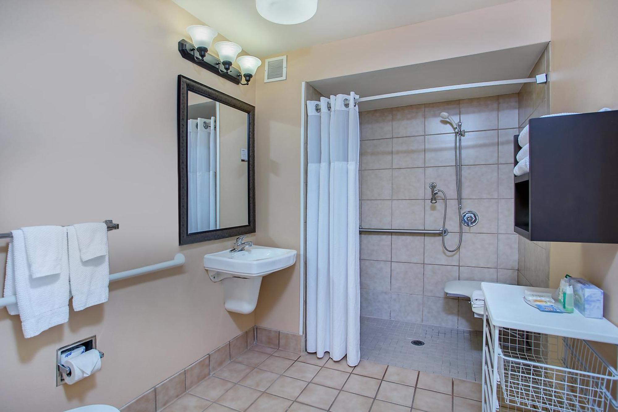 Queen Studio Suite Bath Tub Mobility Accessible Non-Smoking