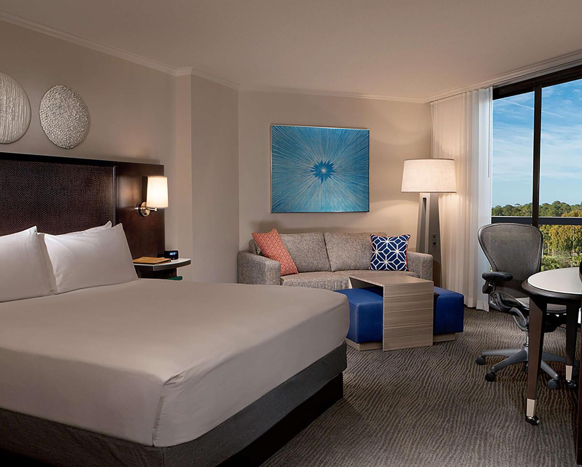 One King Bedroom Resort View Mobility Hearing Accessible Tub