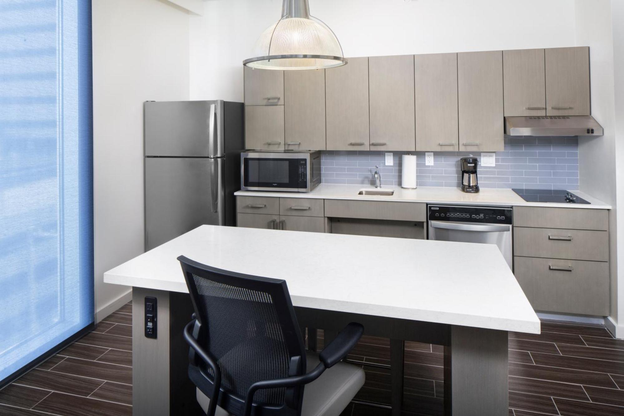 One-Bedroom King Suite Sofa Bed Kitchen