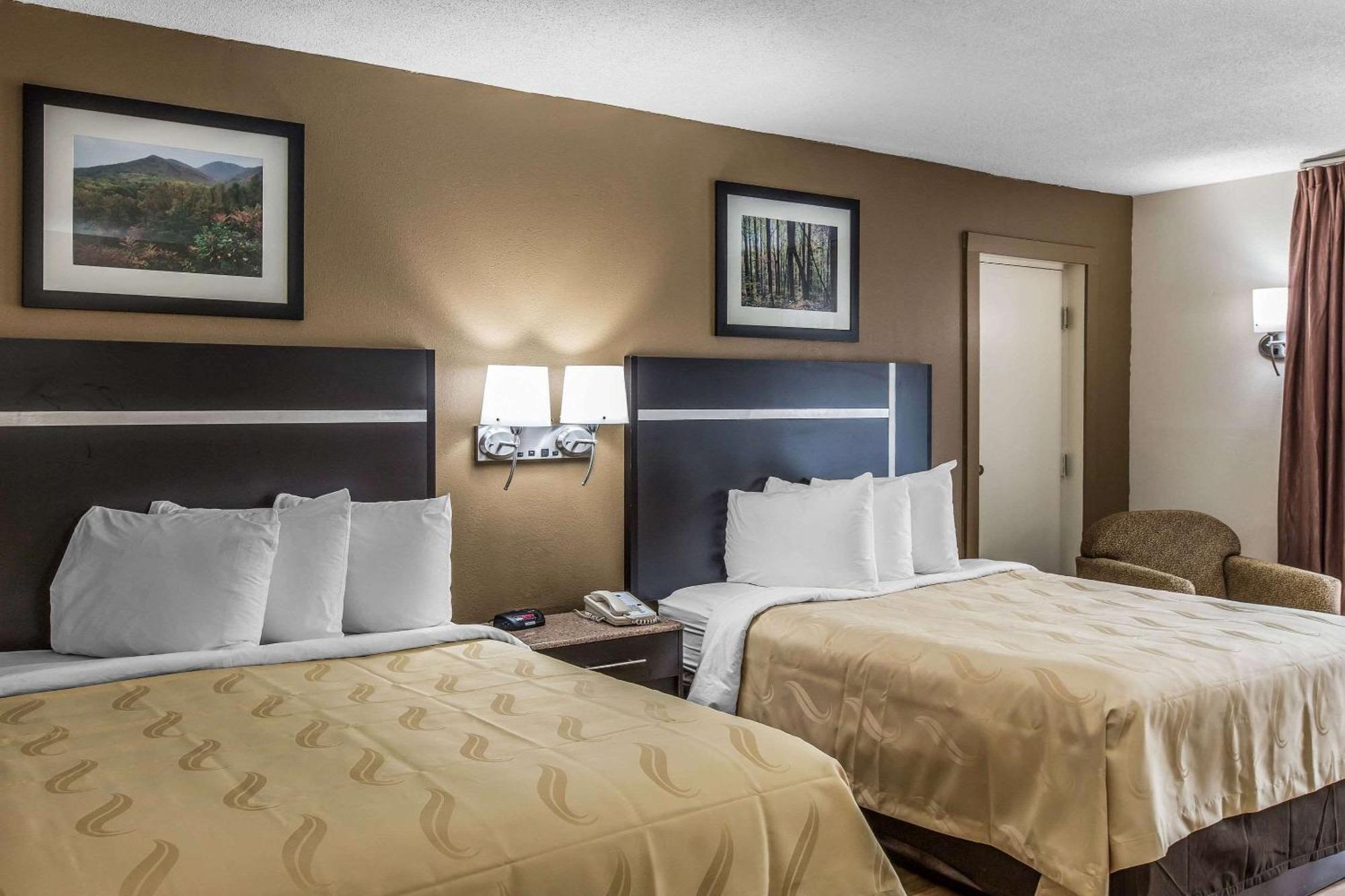 Standard Room Two Queen Beds Fireplace Balcony