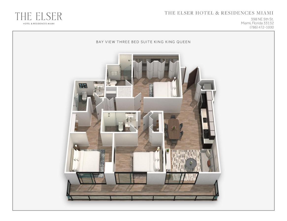 Bay View Three Bedroom Suite King or King or Queen