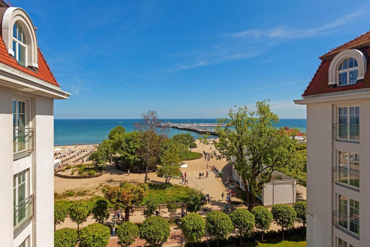 Apartament typu Suite Sopot z widokiem na morze oraz dostępem do salonu klubowego i spa