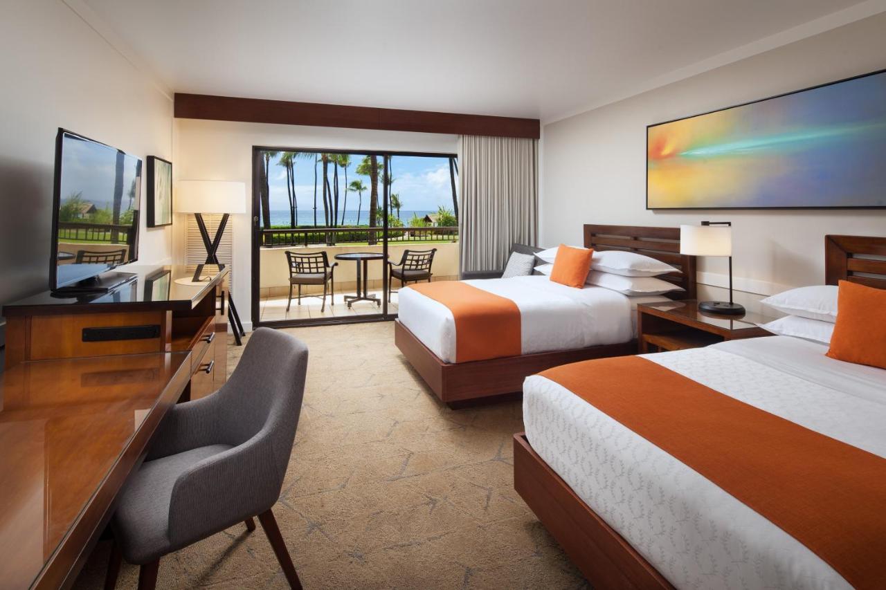 Deluxe Double Room Two Double Beds Ocean View Mobility Accessible