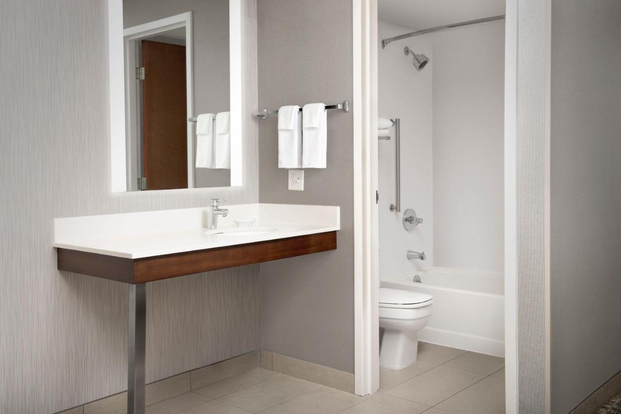 Queen Suite Two Queen Beds Roll Shower Sofa Bed Mobility Access or Hearing Accessible