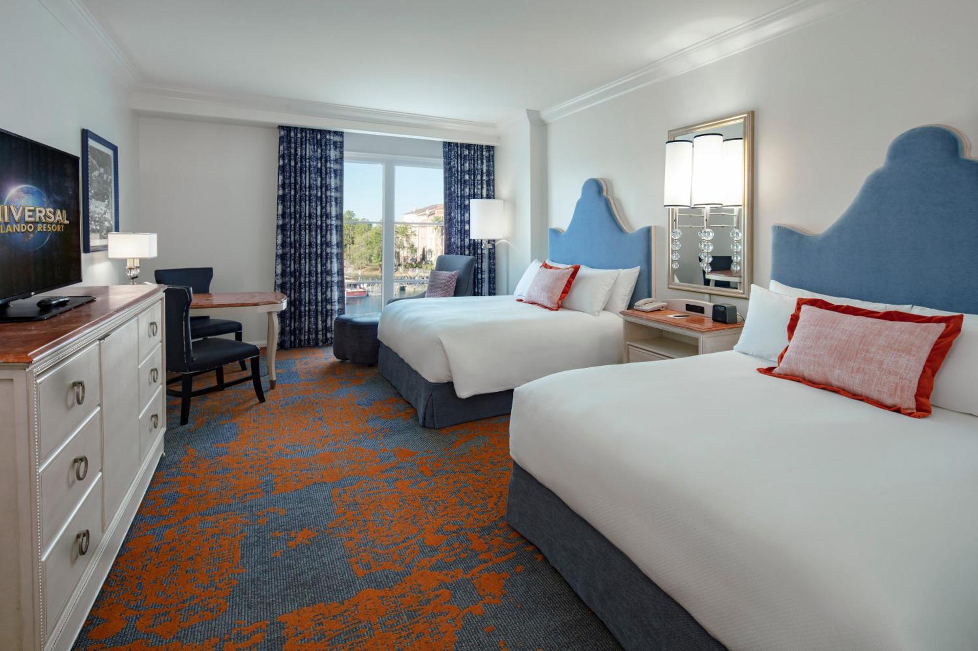 Mobility Accessible Garden View 2 Queen Room w or roll shower Includes ^ Universal Express Unlimited