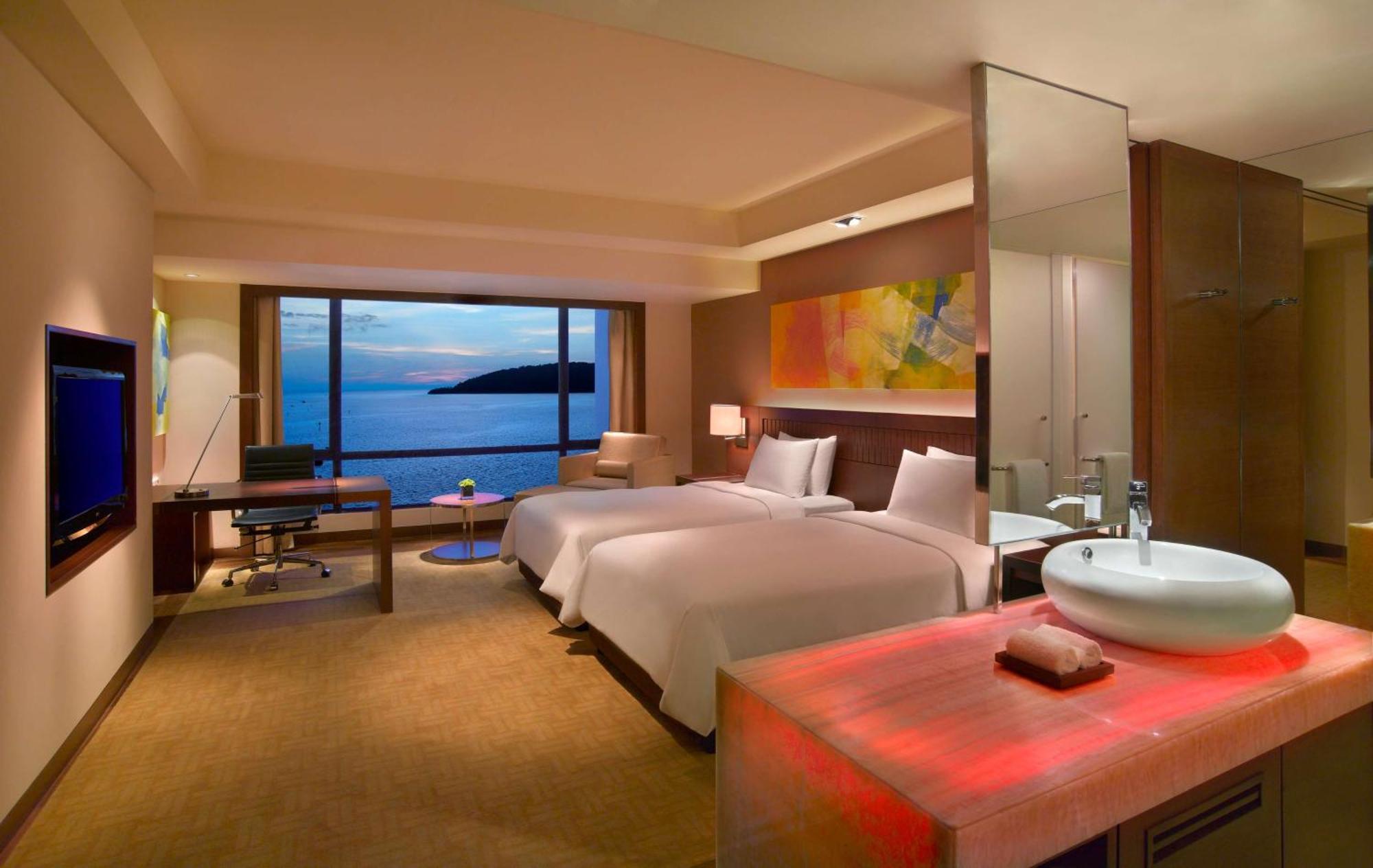 Twin Room Two Twin Beds Sea View
