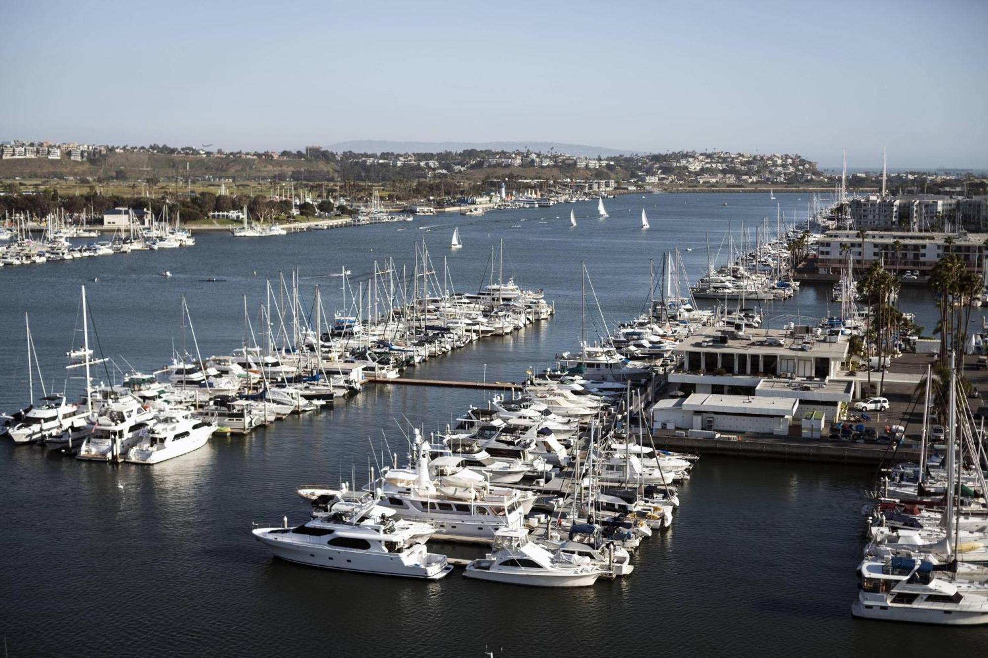 Guest Room Two Double Beds Balcony Marina View