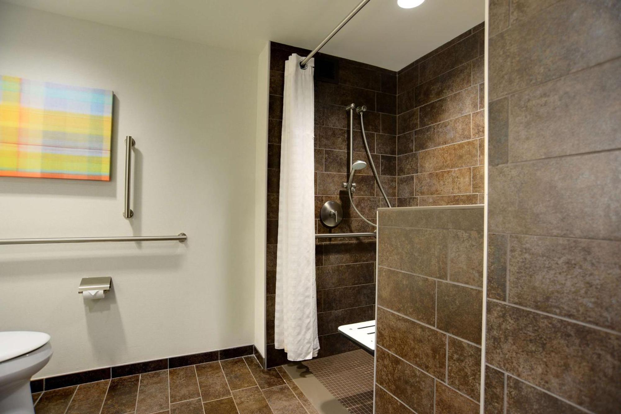 King Room Roll Shower Mobility or Hearing Accessible