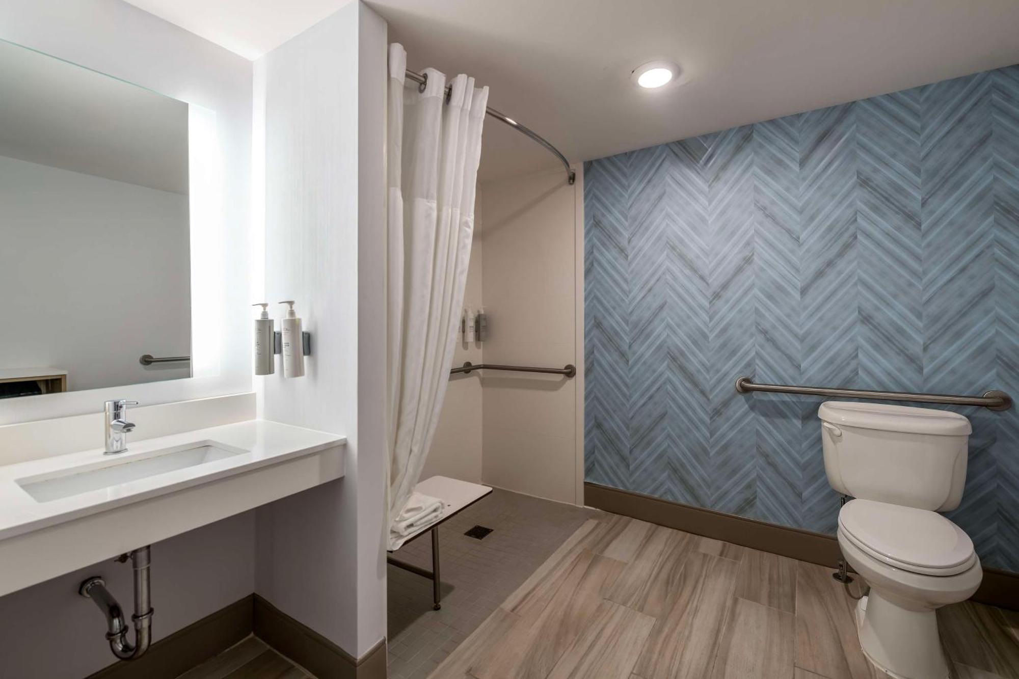 King Room Roll Shower Mobility or Hearing Accessible