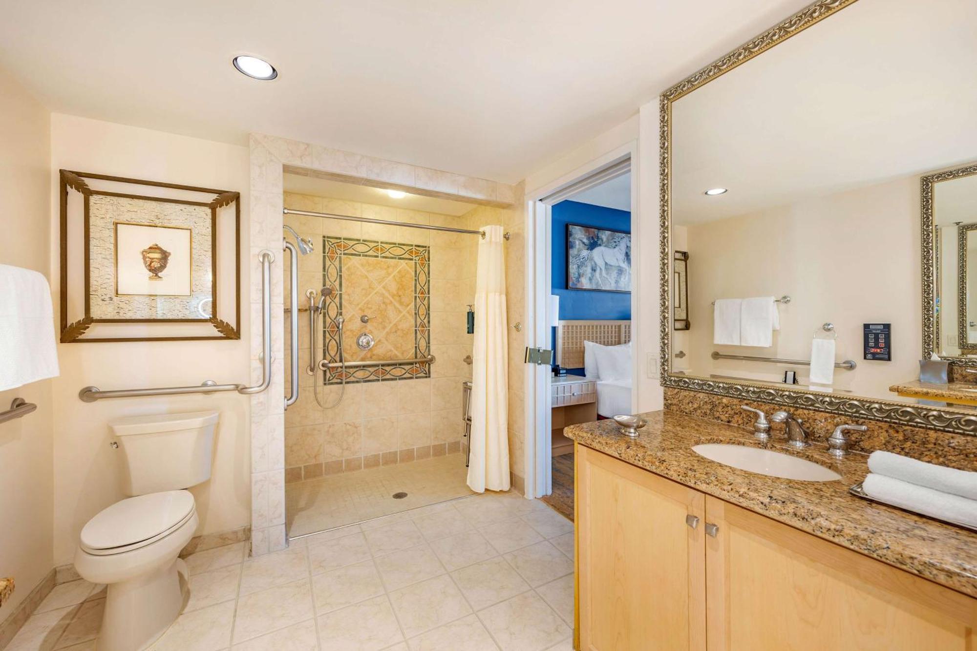1 BEDROOM 1 KING DELUXE SUITE ROLL SHOWER
