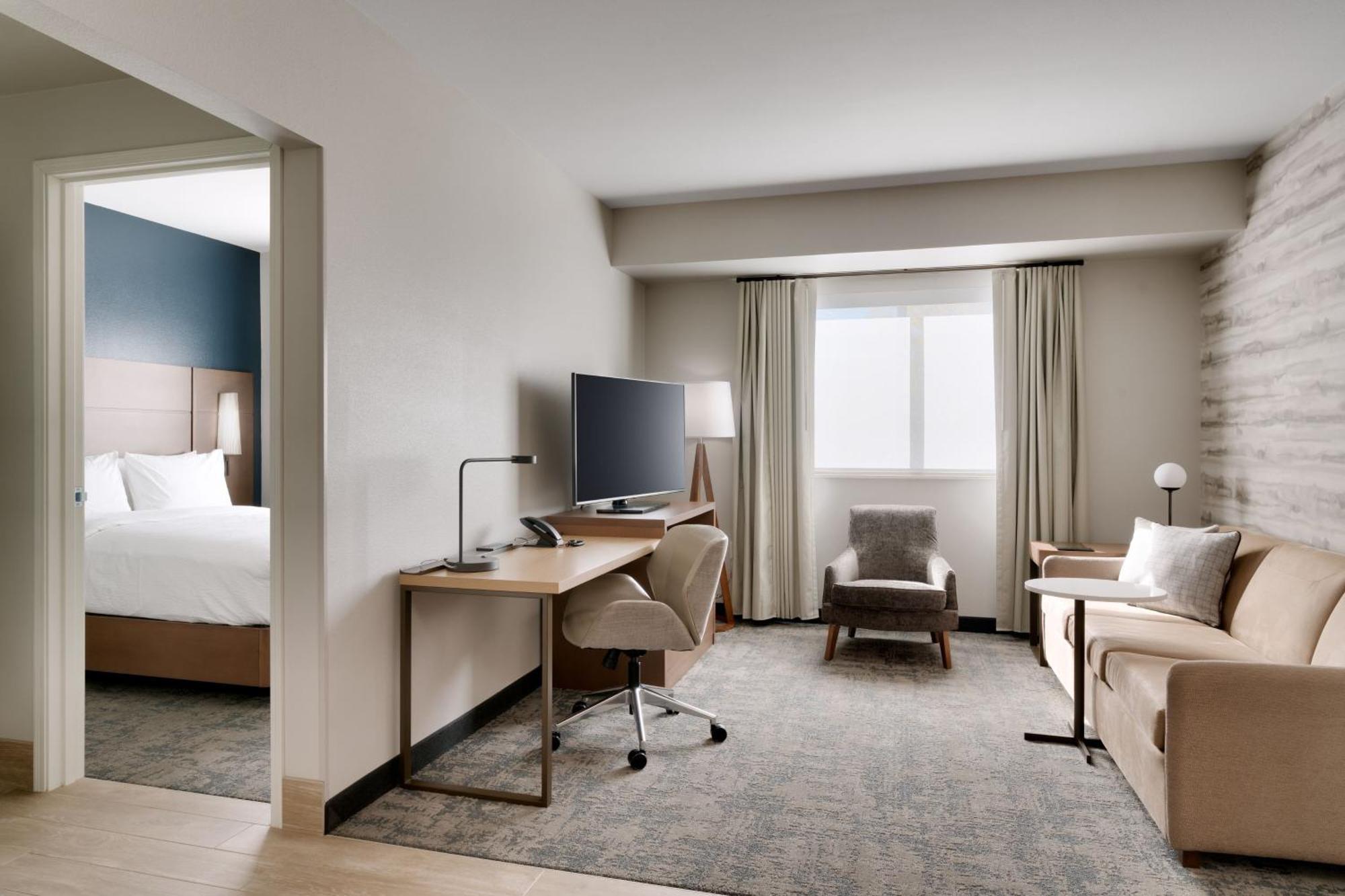 One-Bedroom King Suite Sofa Bed Balcony