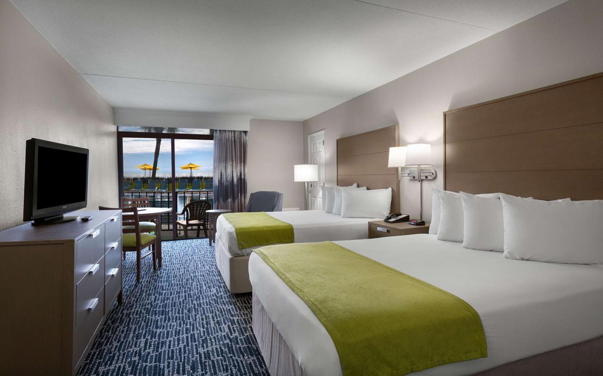 Queen Room Two Queen Beds Balcony Pool View or Non-Smoking