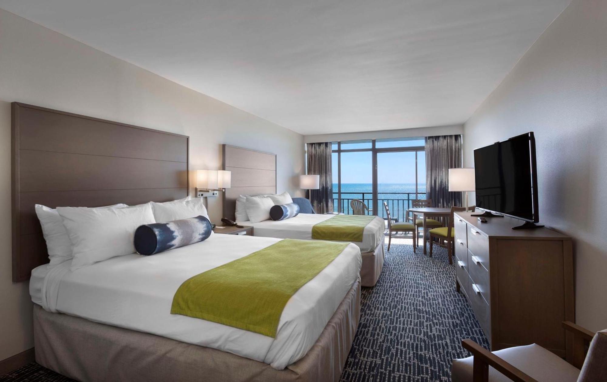 Queen Room Two Queen Beds Balcony Ocean Front or Non-Smoking