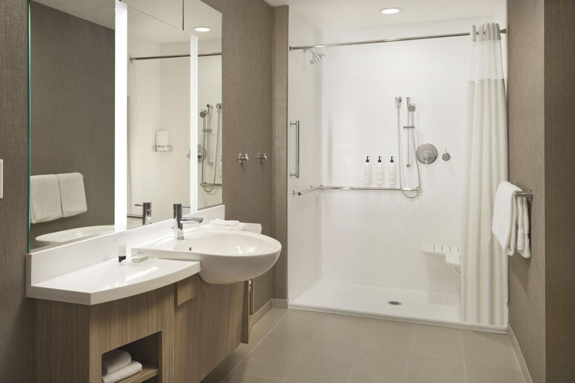 King Suite Roll Shower Trundle Sofa Mobility Access