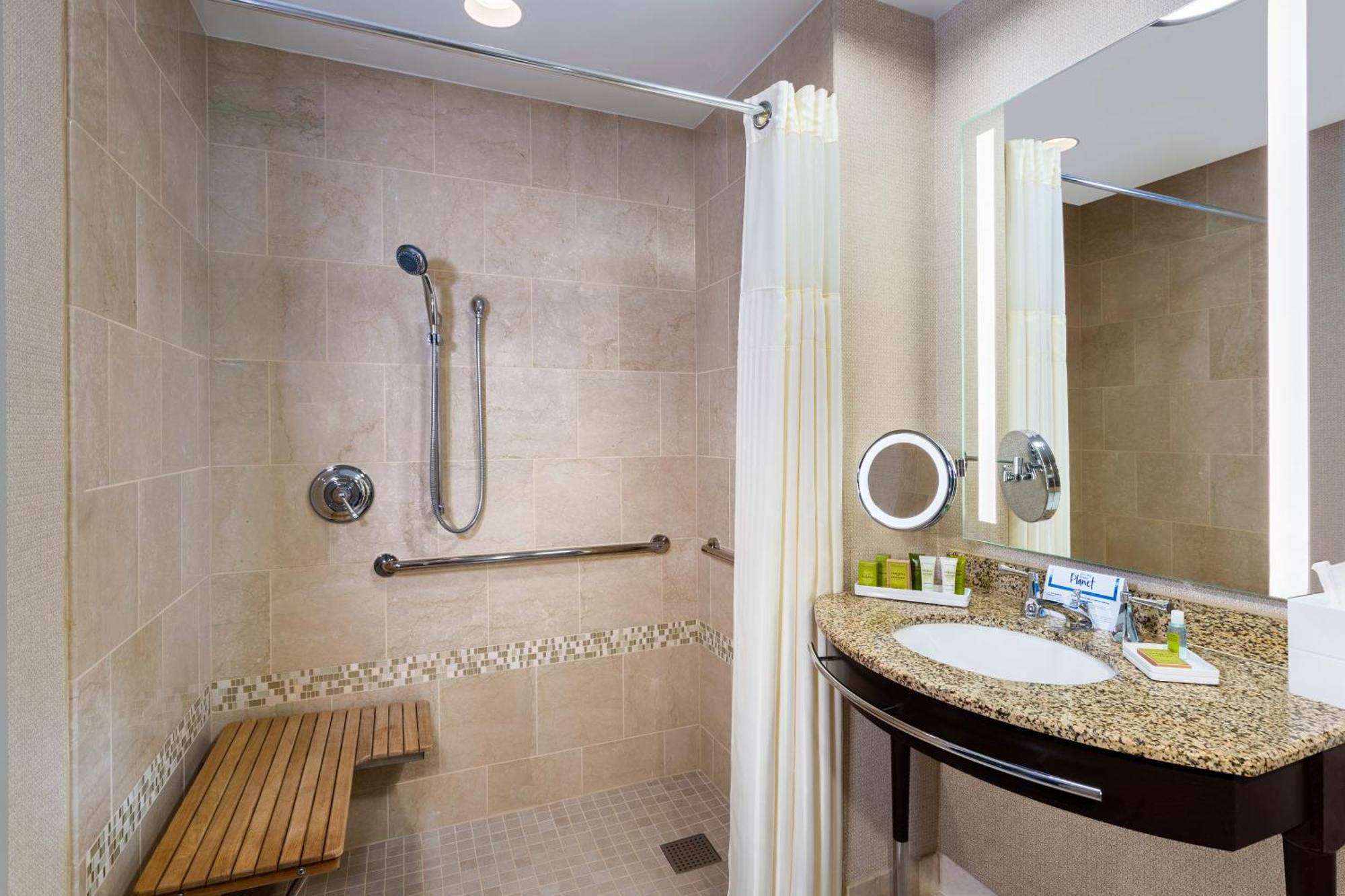Queen Room Two Queen Beds Roll Shower Mobility Access or Non-Smoking
