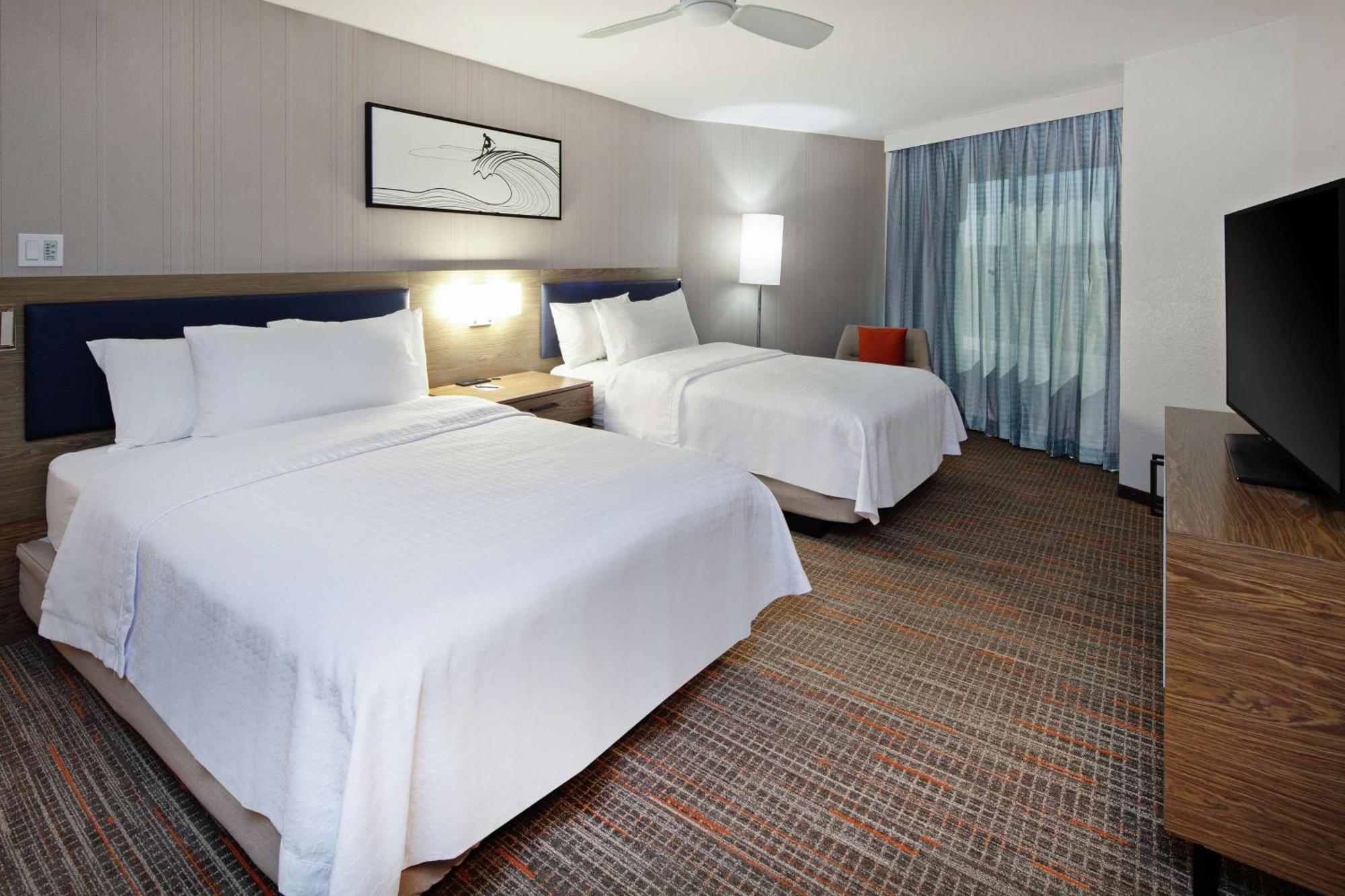 Suite Two Double Beds Hearing Access or Non-Smoking