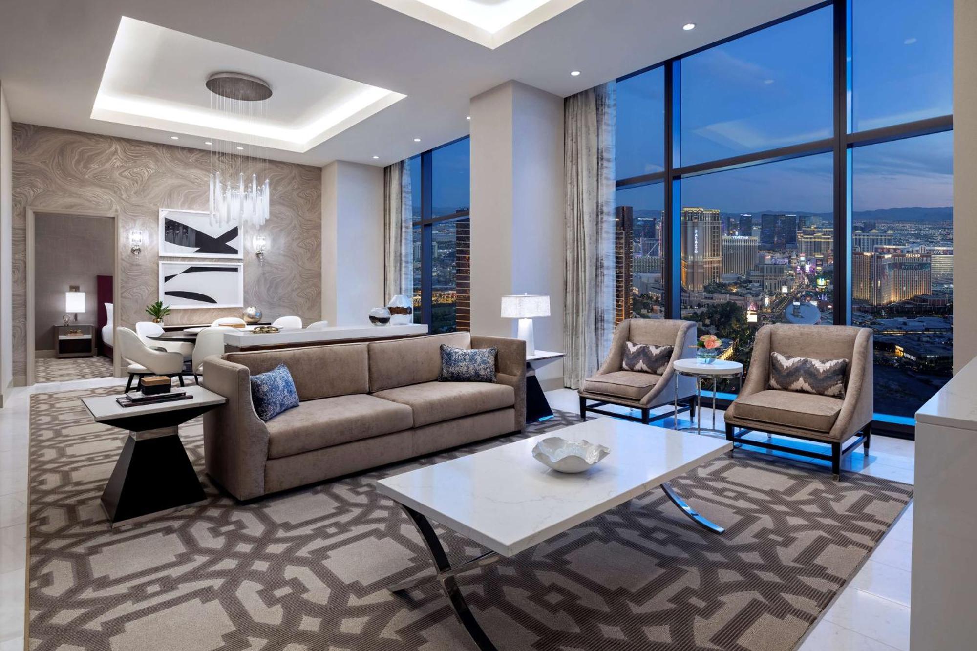 One-Bedroom Entertainment Suite City View
