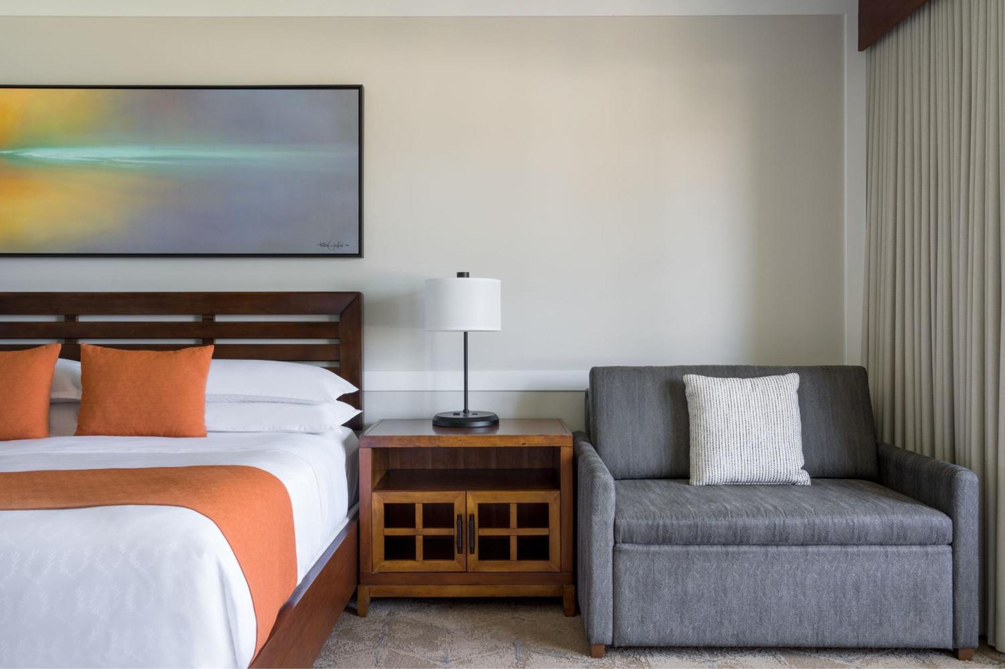 Deluxe Double Room Two Double Beds Ocean View Mobility Accessible