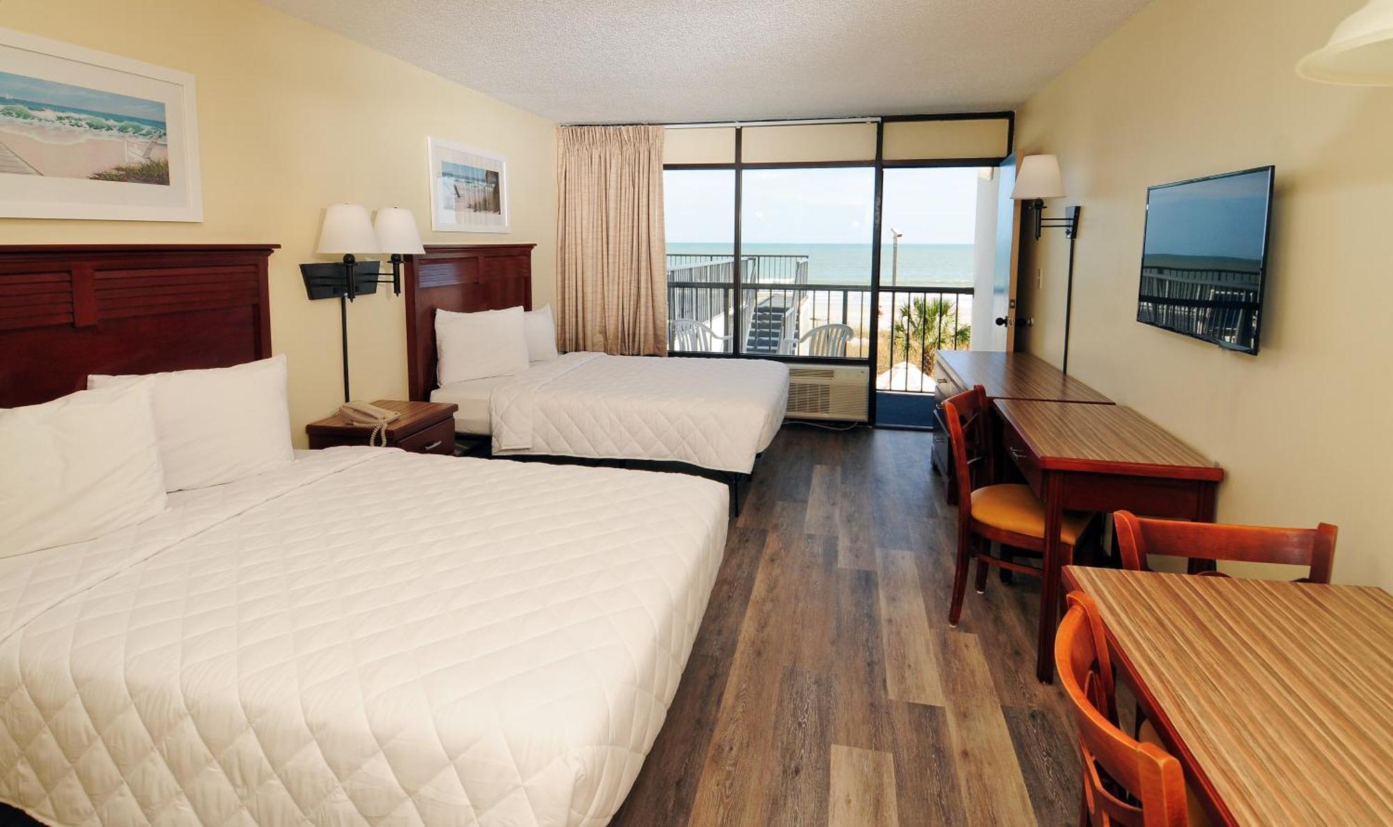 2 Room Oceanfront Renovated Suite 2 Queen Beds 1 Sleeper Sofa T1A
