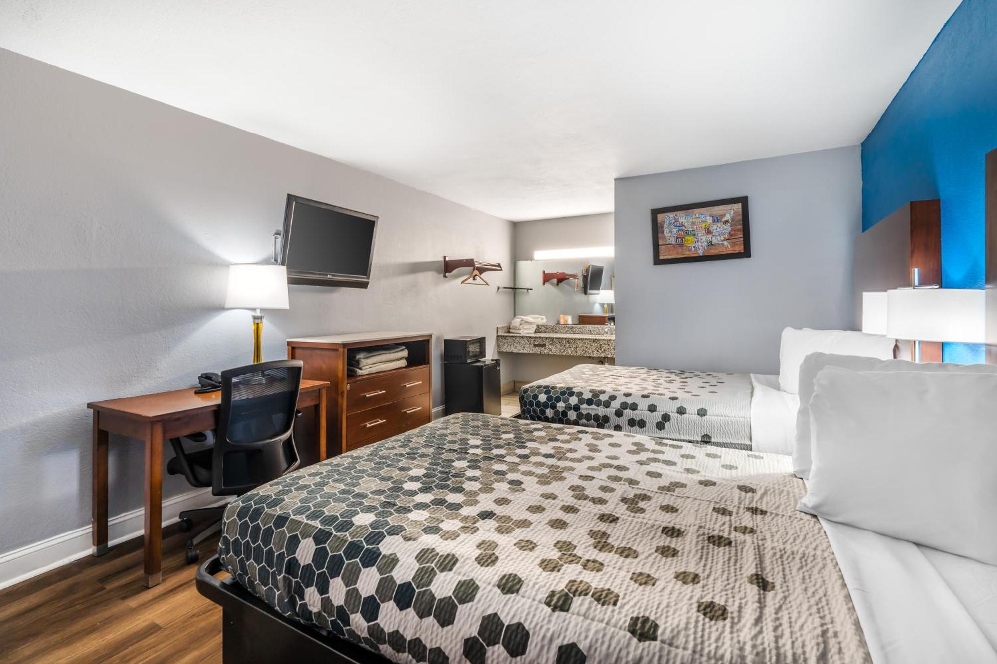 Double Room Two Double Beds Smoking