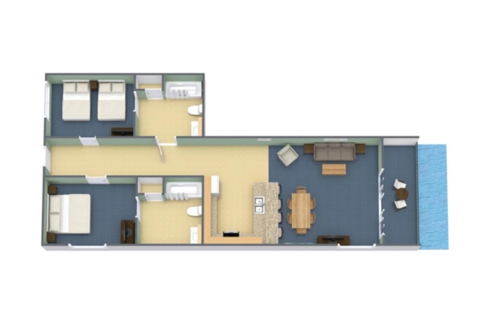 Two-Bedroom Deluxe Apartment