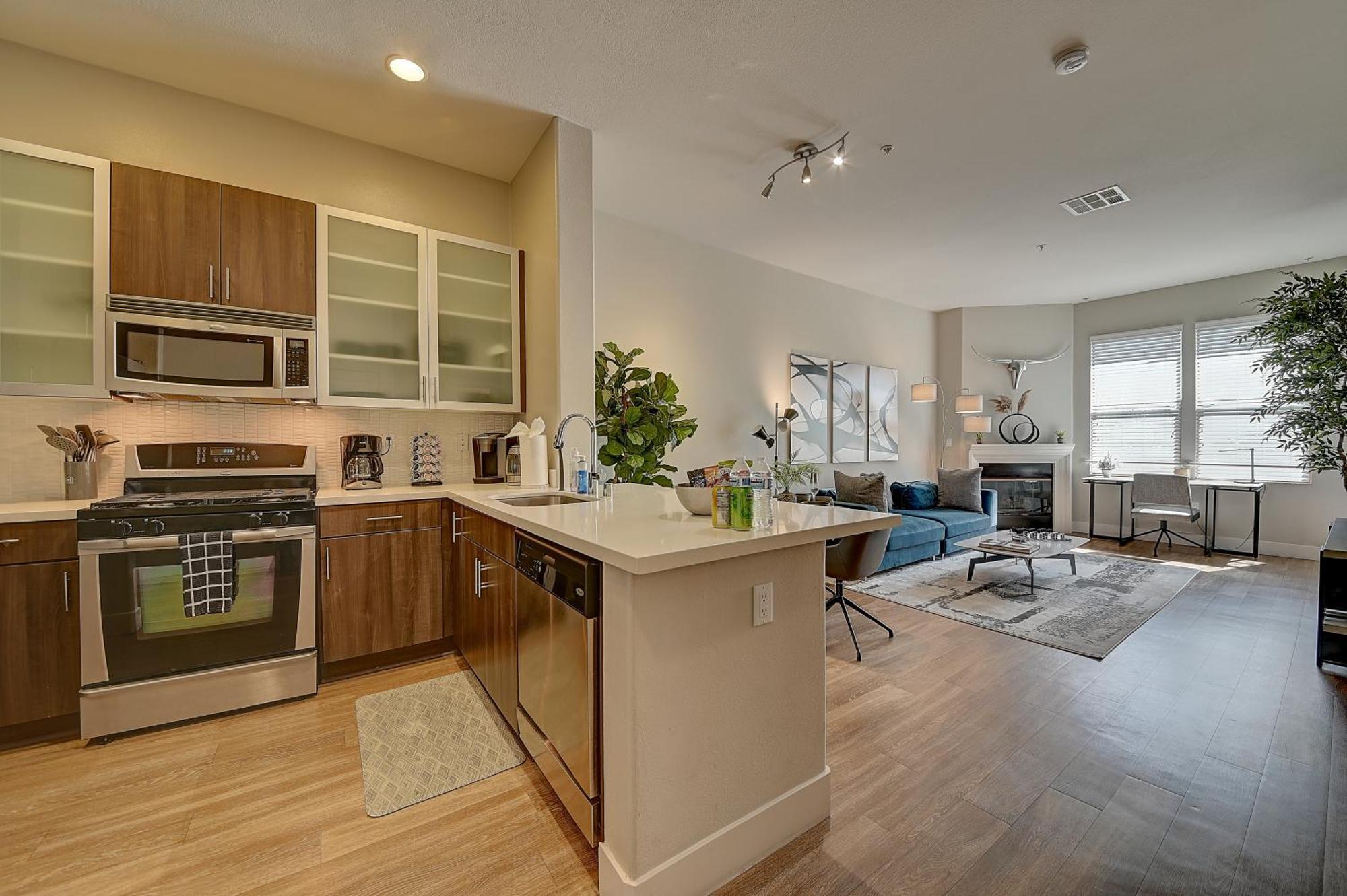 Deluxe One-Bedroom Apartment Garden View
