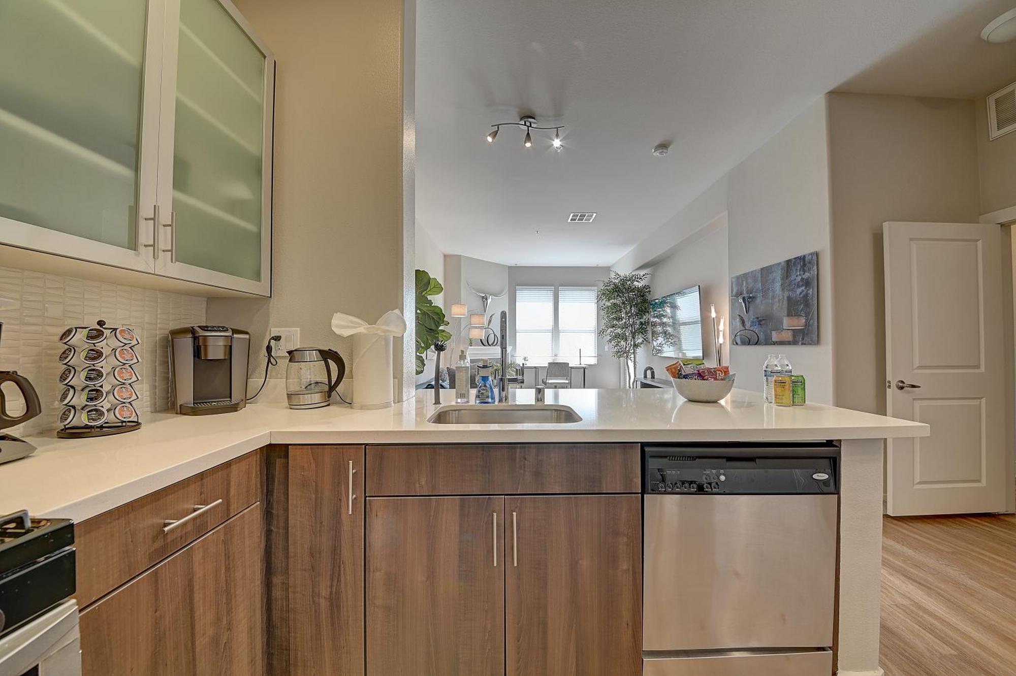 Deluxe One-Bedroom Apartment Garden View