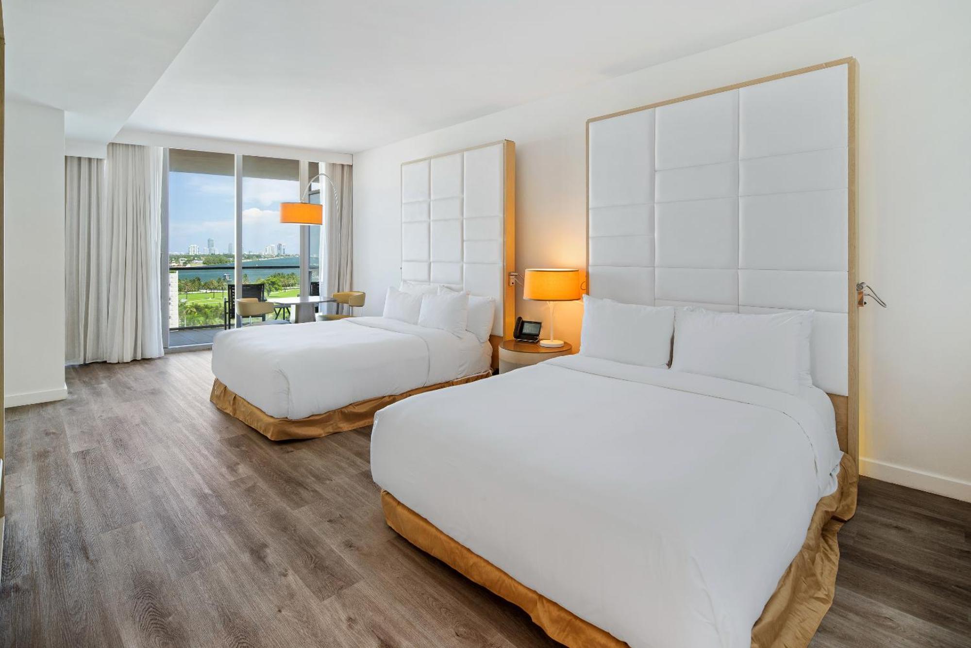 Deluxe Room Two Double beds Balcony Bay View