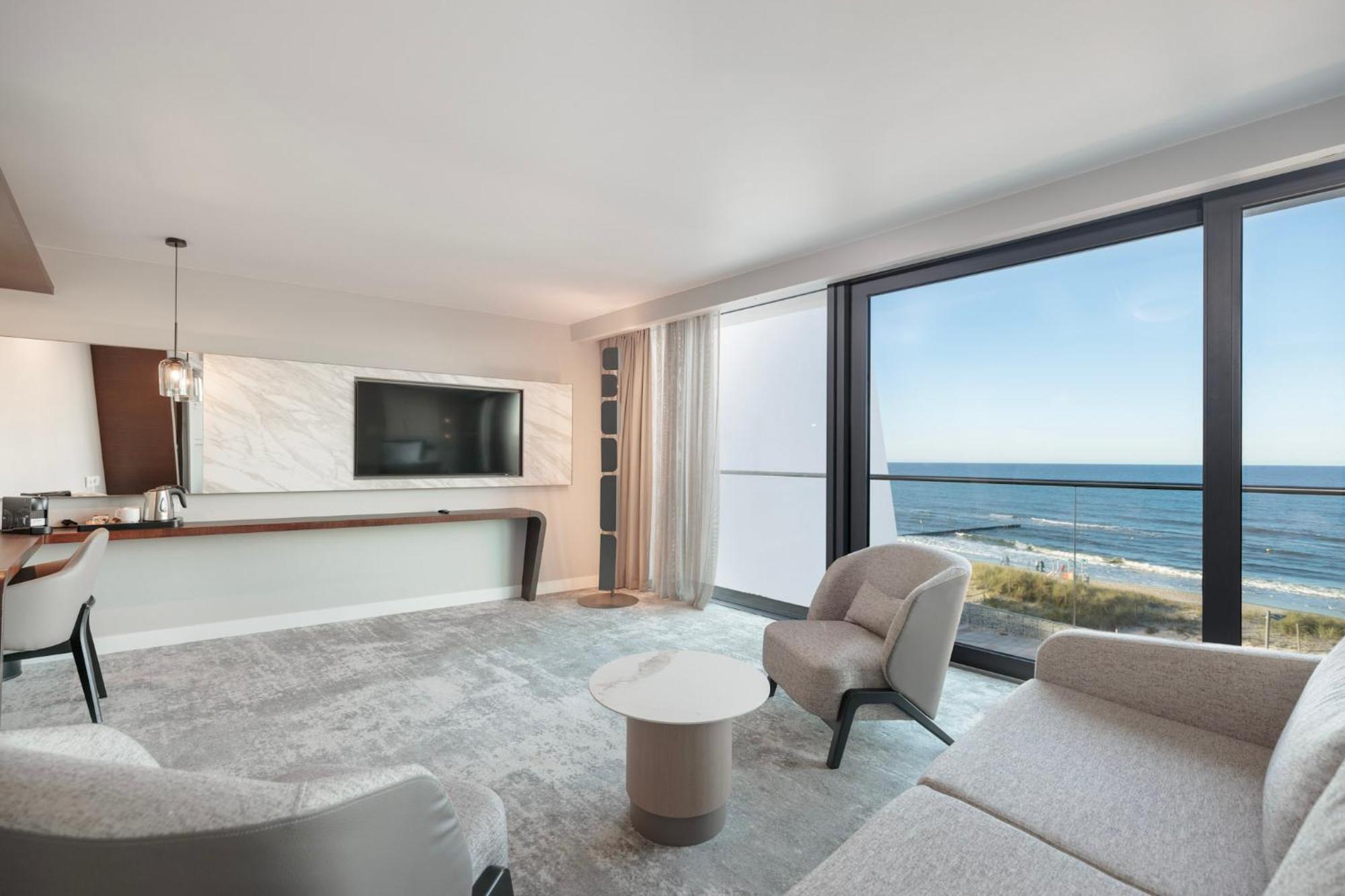 Apartament typu Exclusive Suite z widokiem na morze