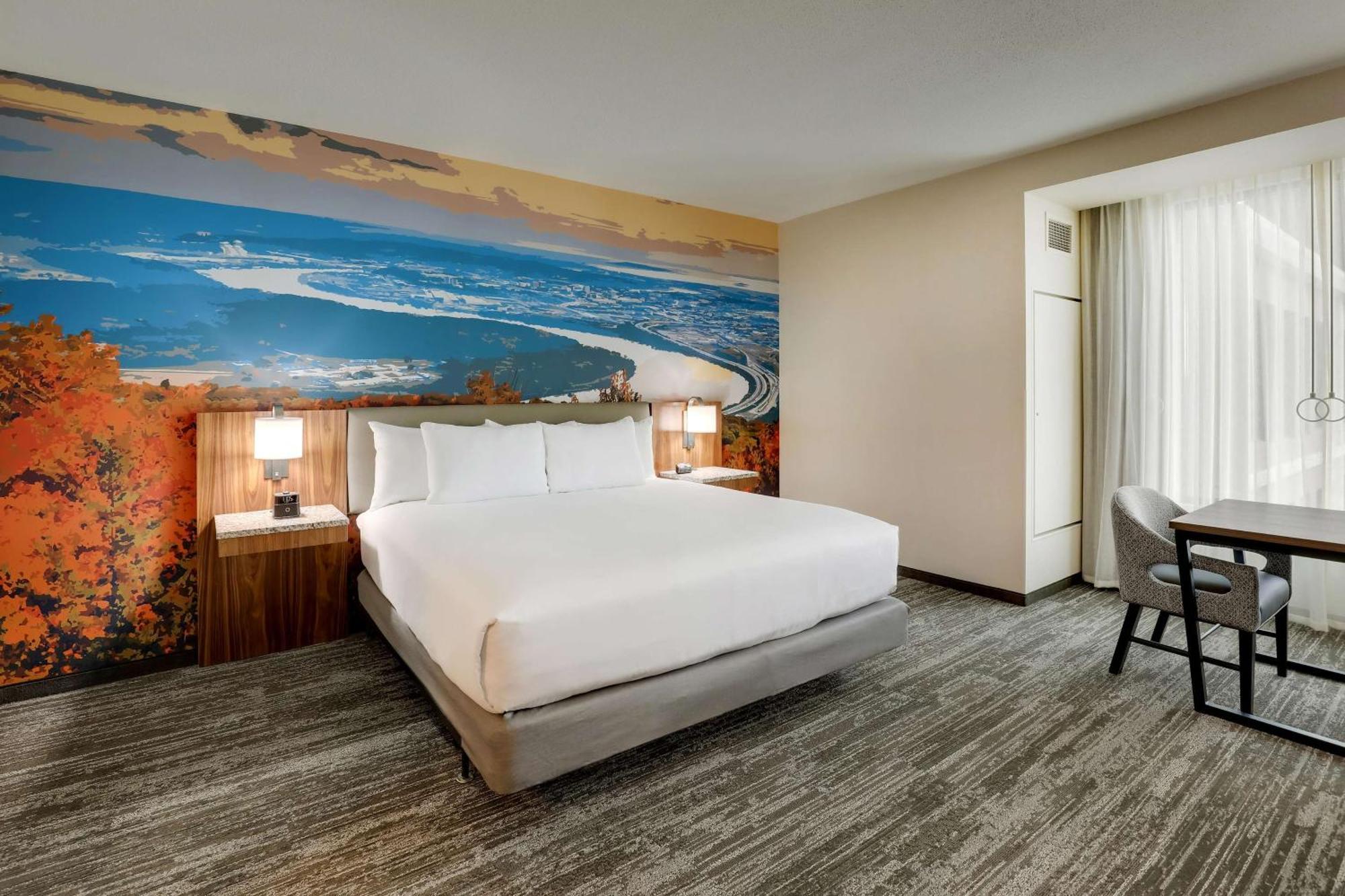 1 King Bed Accessible Roll Shower