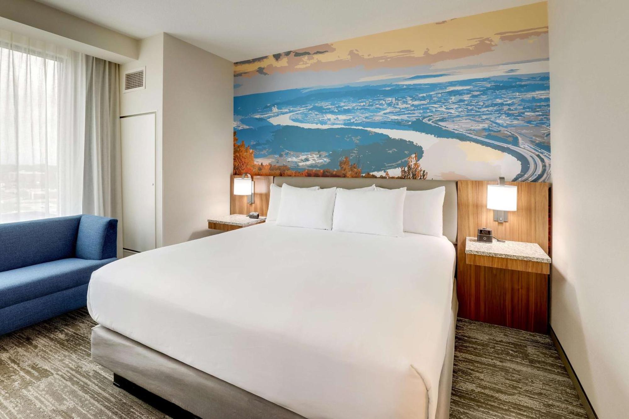 1 King Bed