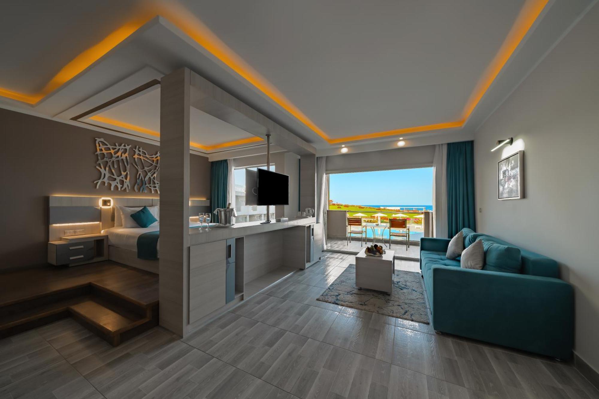 Apartament typu Suite z widokiem na morze