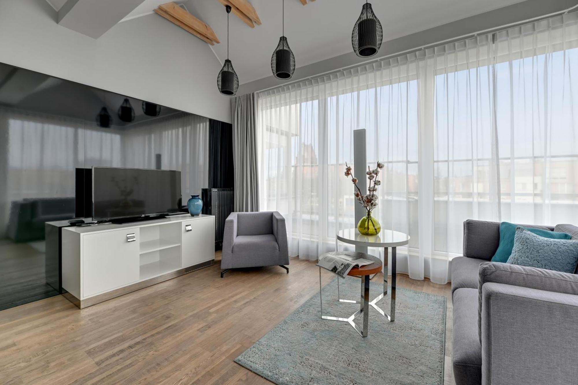 Apartament z 1 sypialnią i tarasem