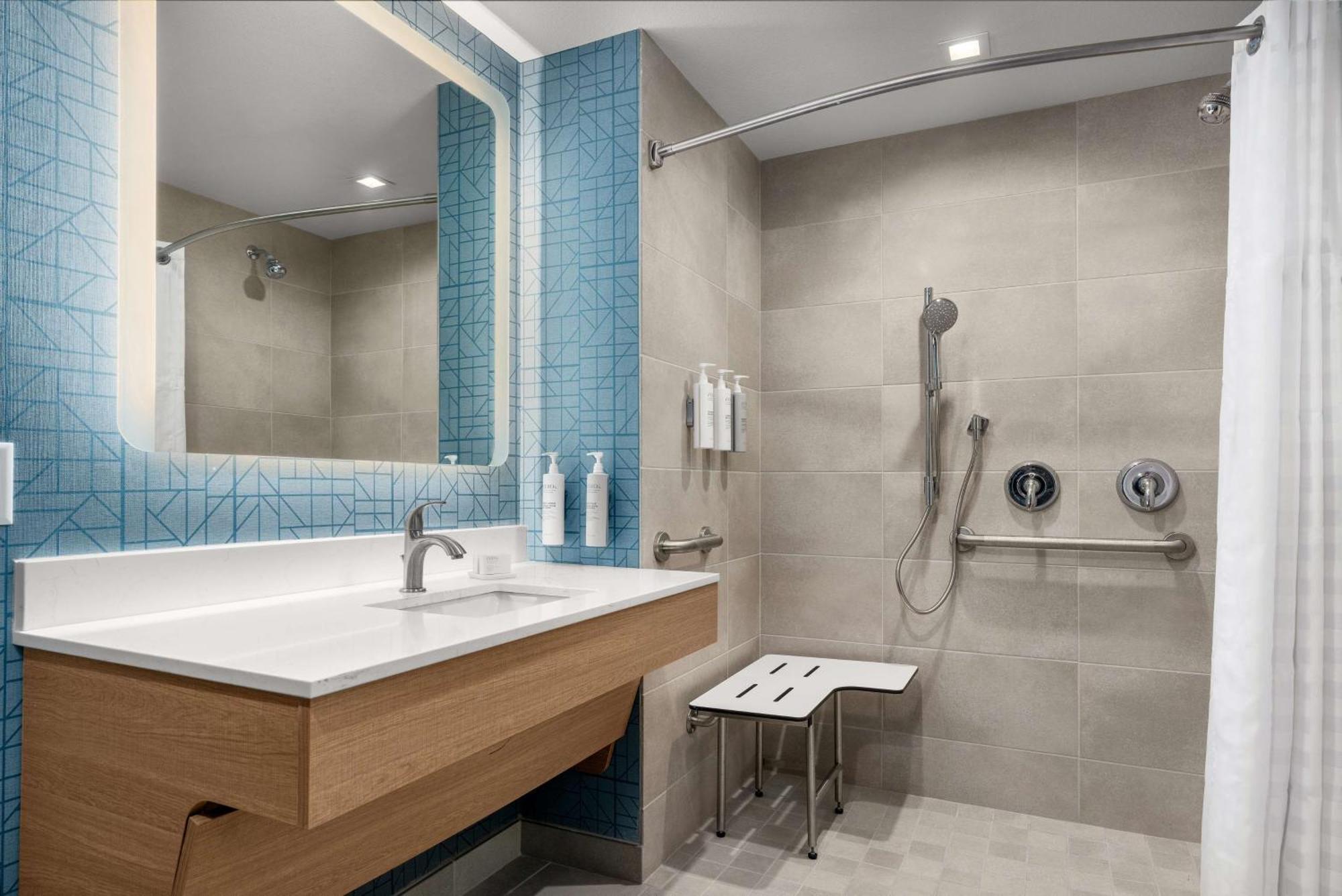 King Studio Roll Shower Mobility Accessible