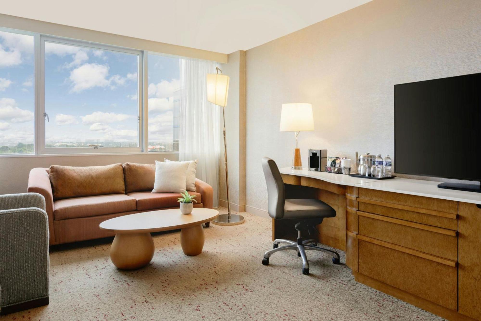 Studio King Room Sofa Bed City View