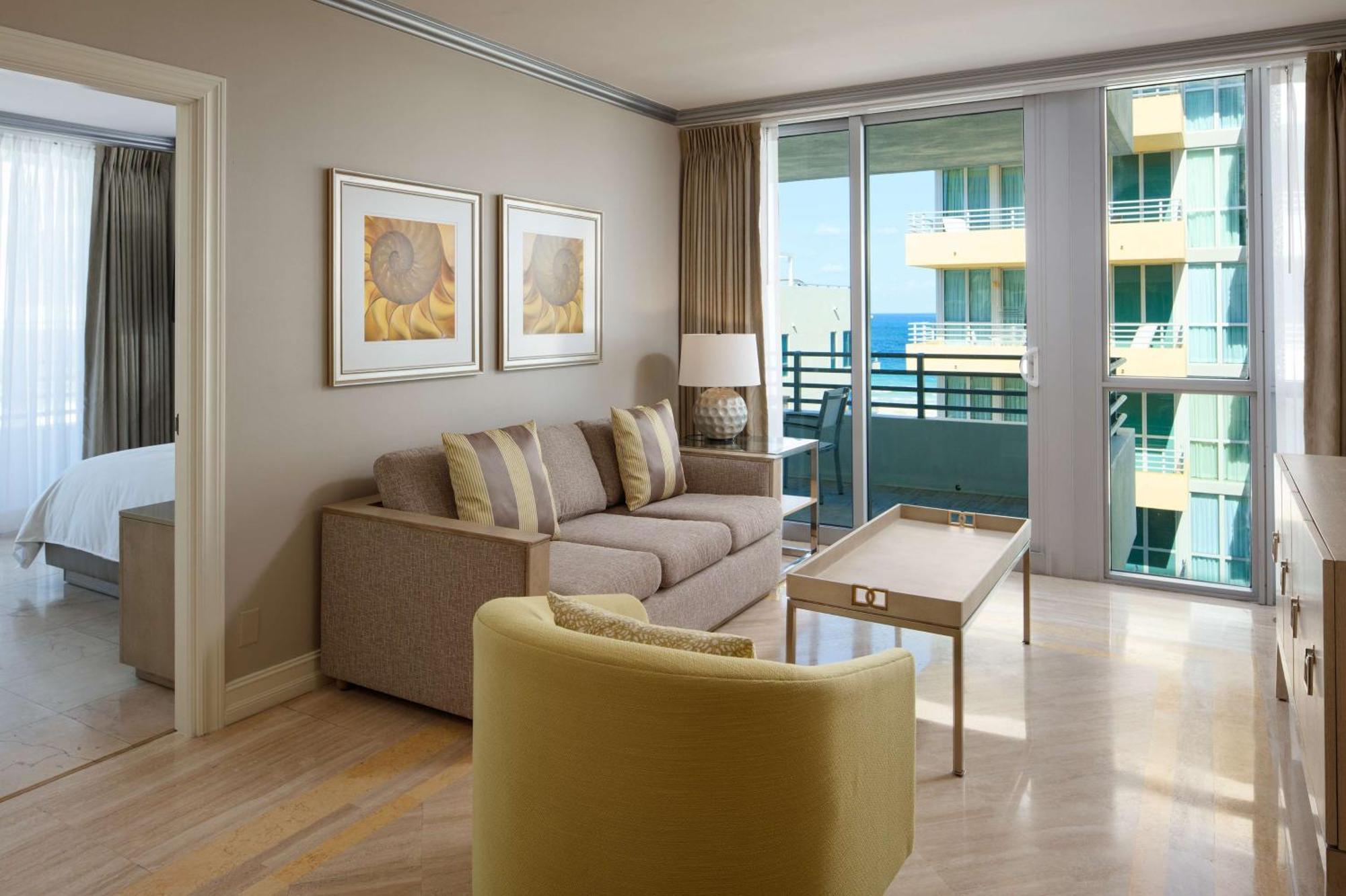 King Bedroom Ocean View Balcony