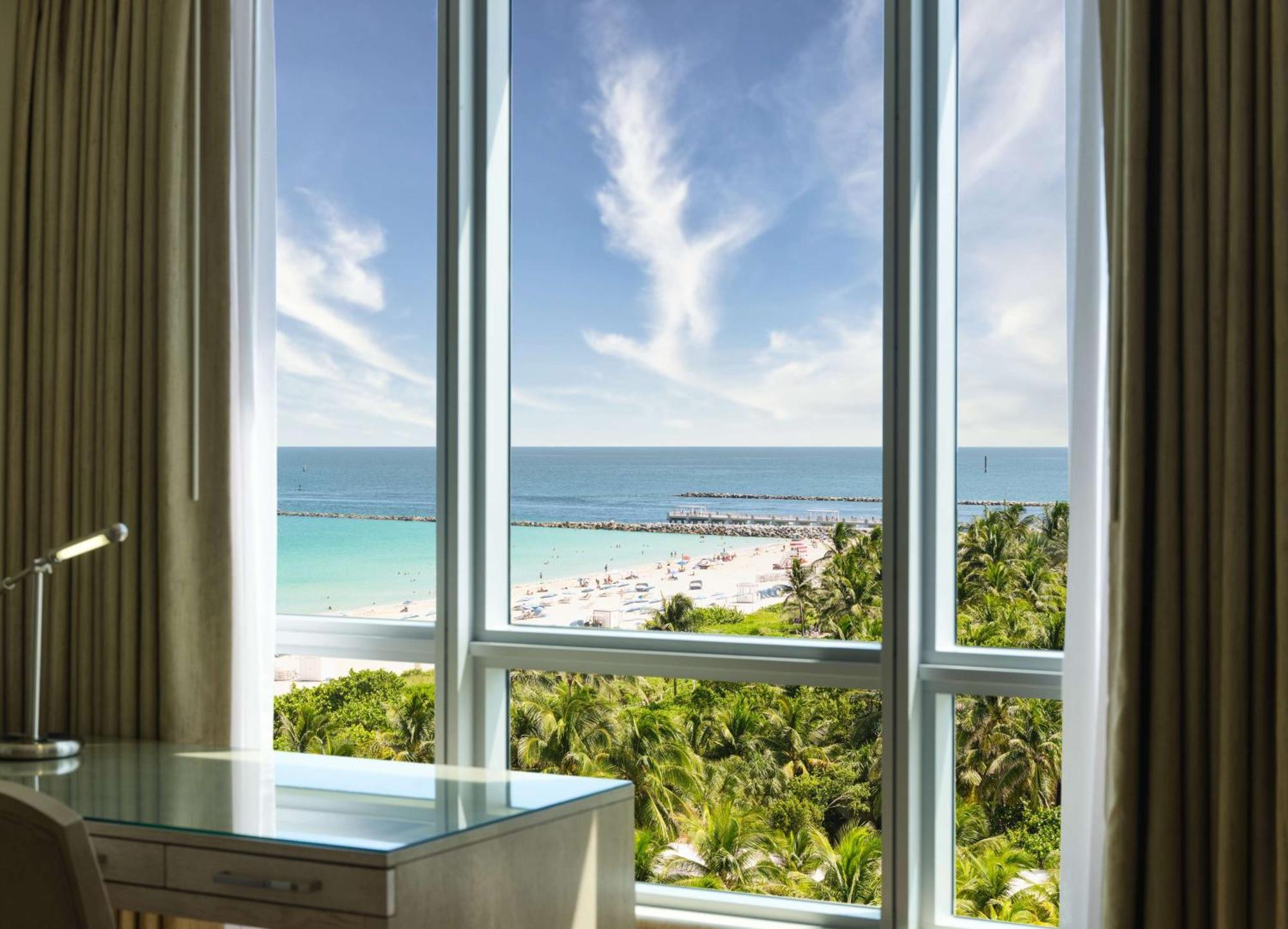 Corner Studio Two Double Beds Partial Ocean View