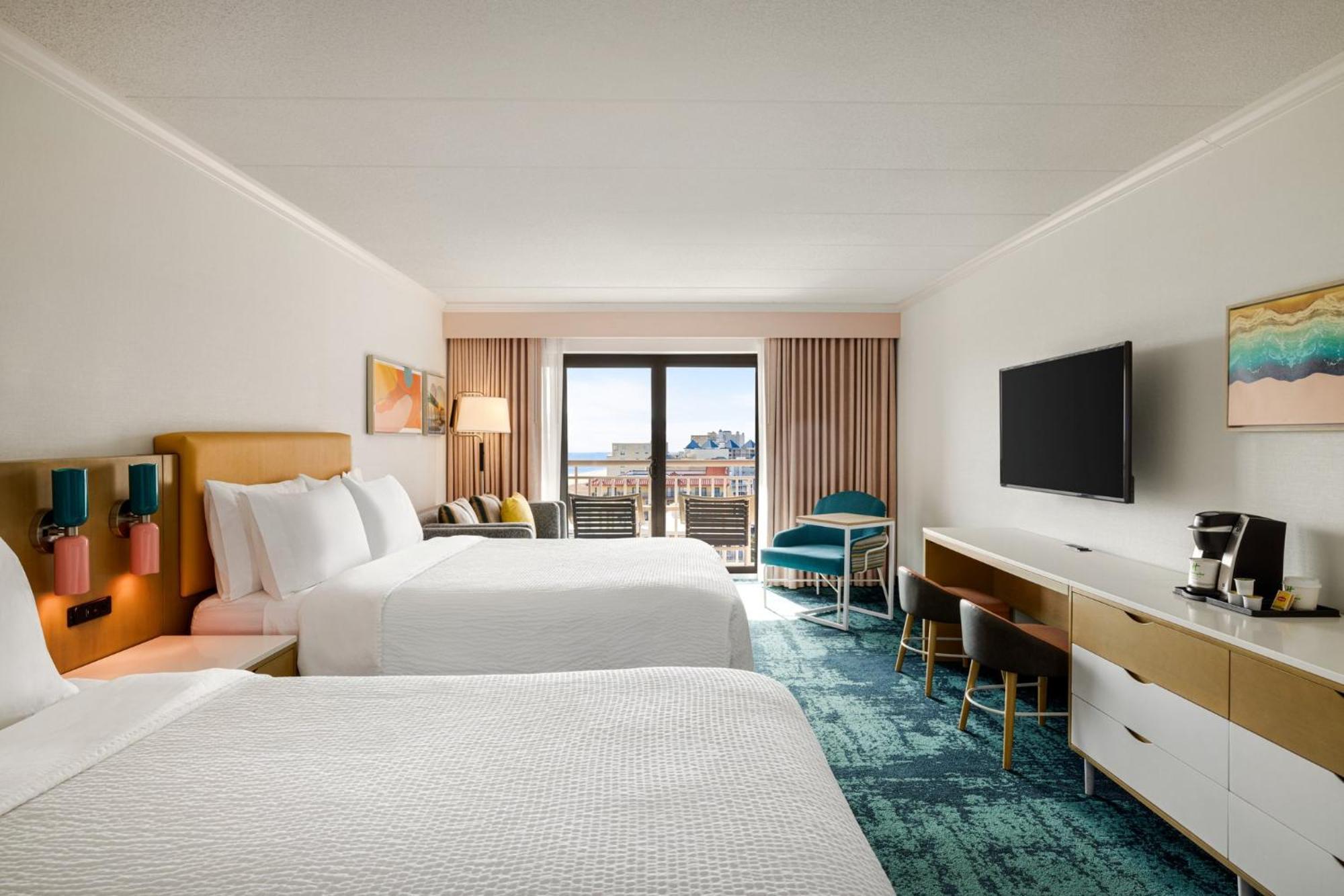 Suite Two Queen Beds Pool View Communications Access