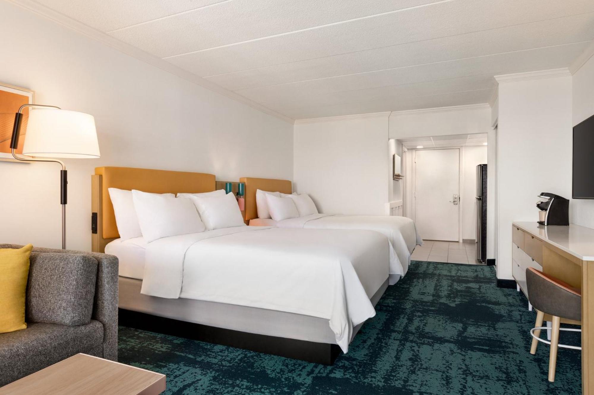 Suite Two Queen Beds Pool View Communications Access