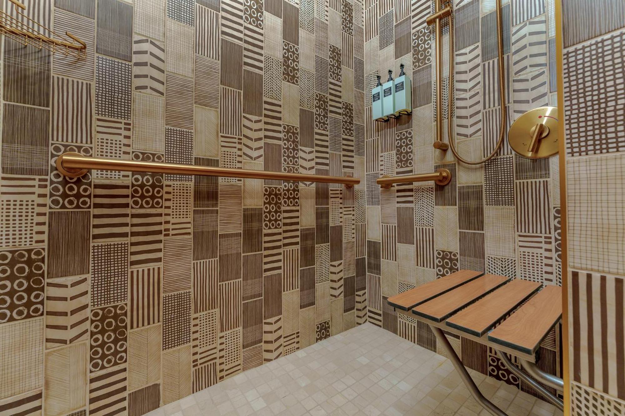 1 King Suite Accessible Roll Shower