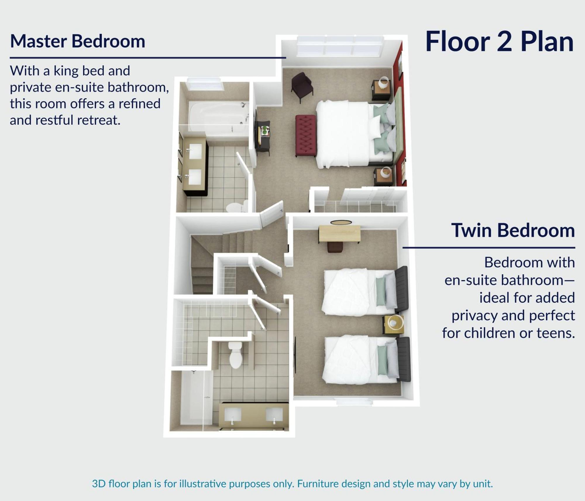 Two-Bedroom Villa Lake View