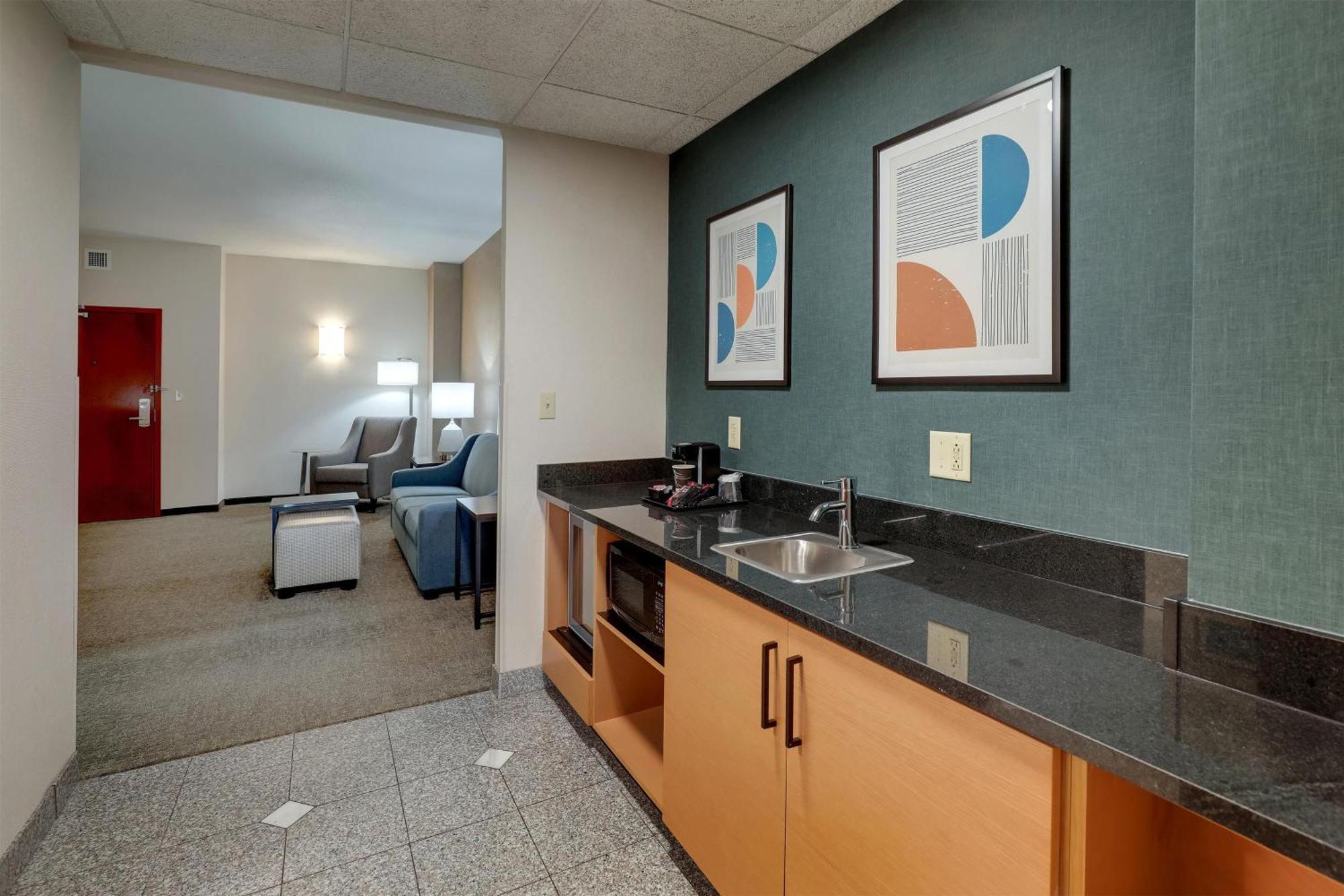 Apartament typu Suite z łóżkiem typu queen-size i rozkładaną sofą - dla niepalących