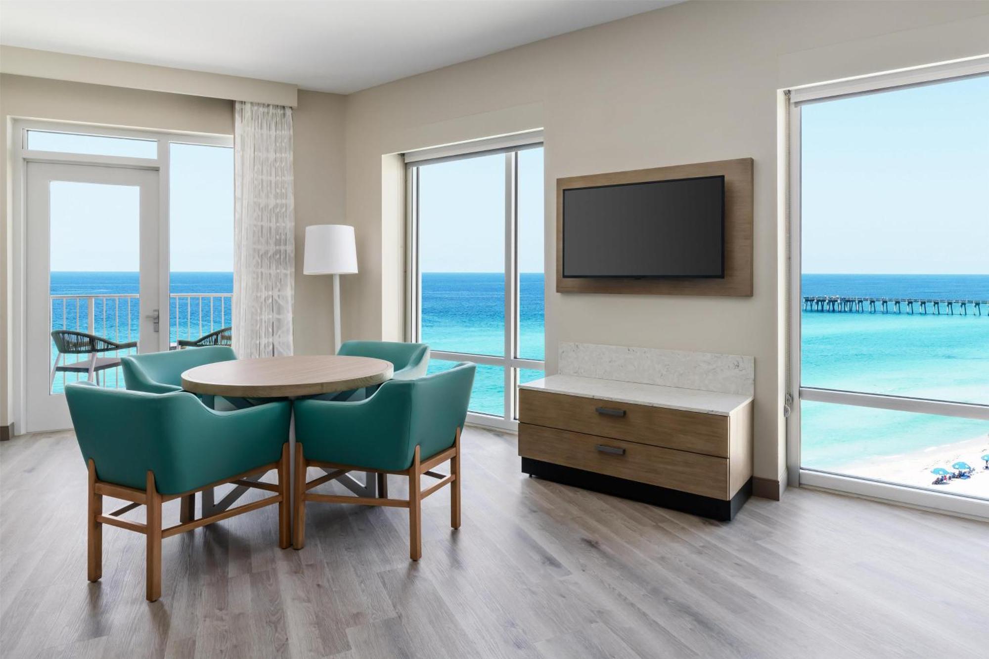One-Bedroom King Suite Balcony Gulf View