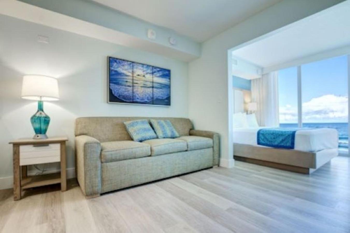 Queen Bed Studio Sofa Bed Ocean Front