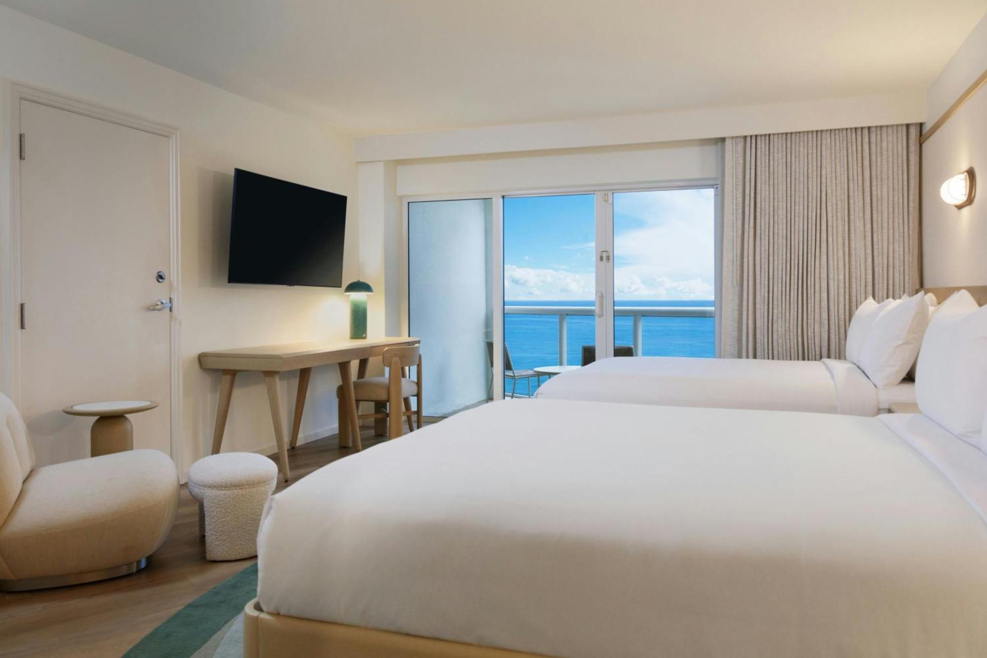 Guest Room Two Queens Ocean View Balcony