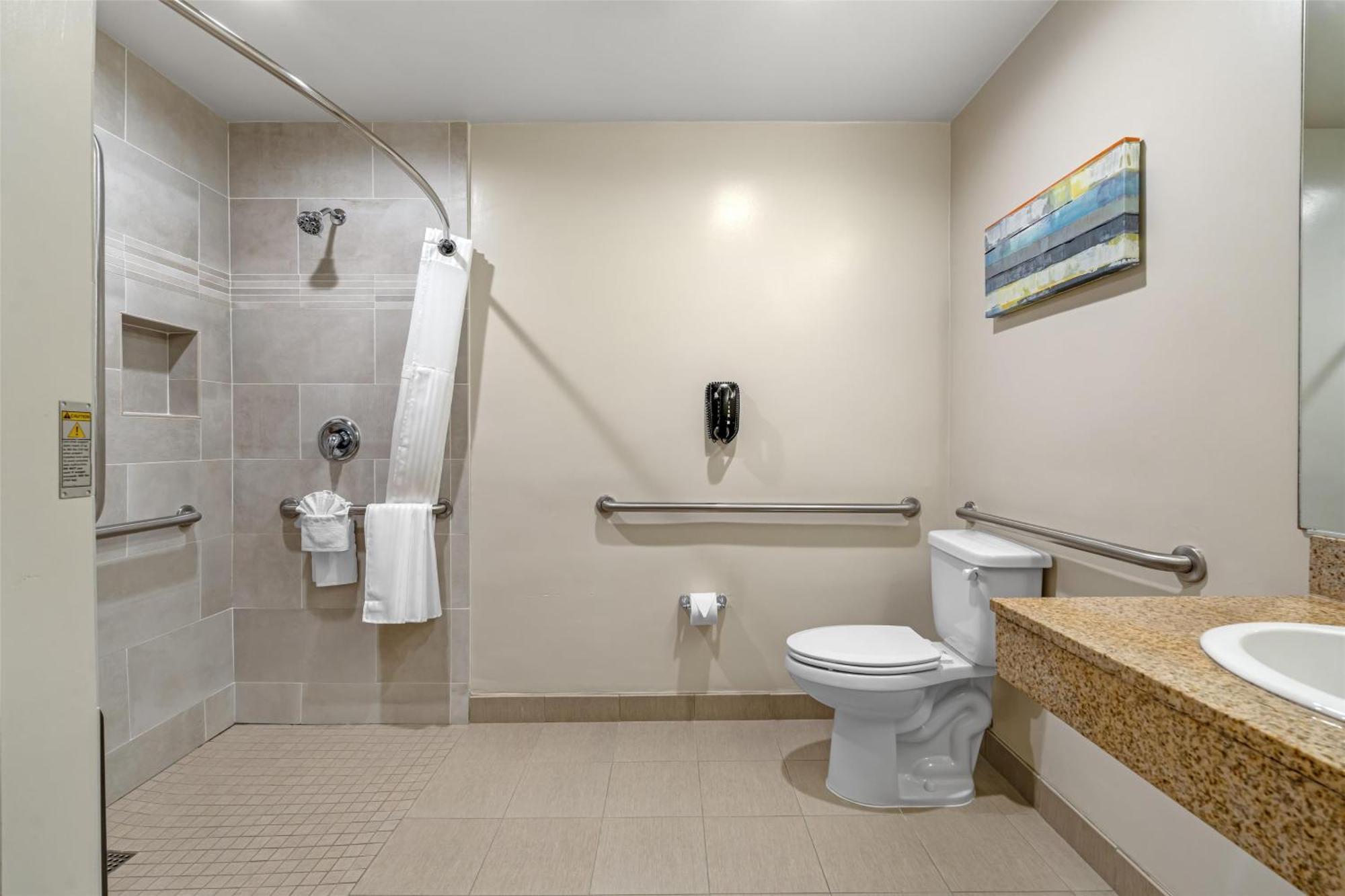 Double Room Two Double Beds Roll Shower Disability Access