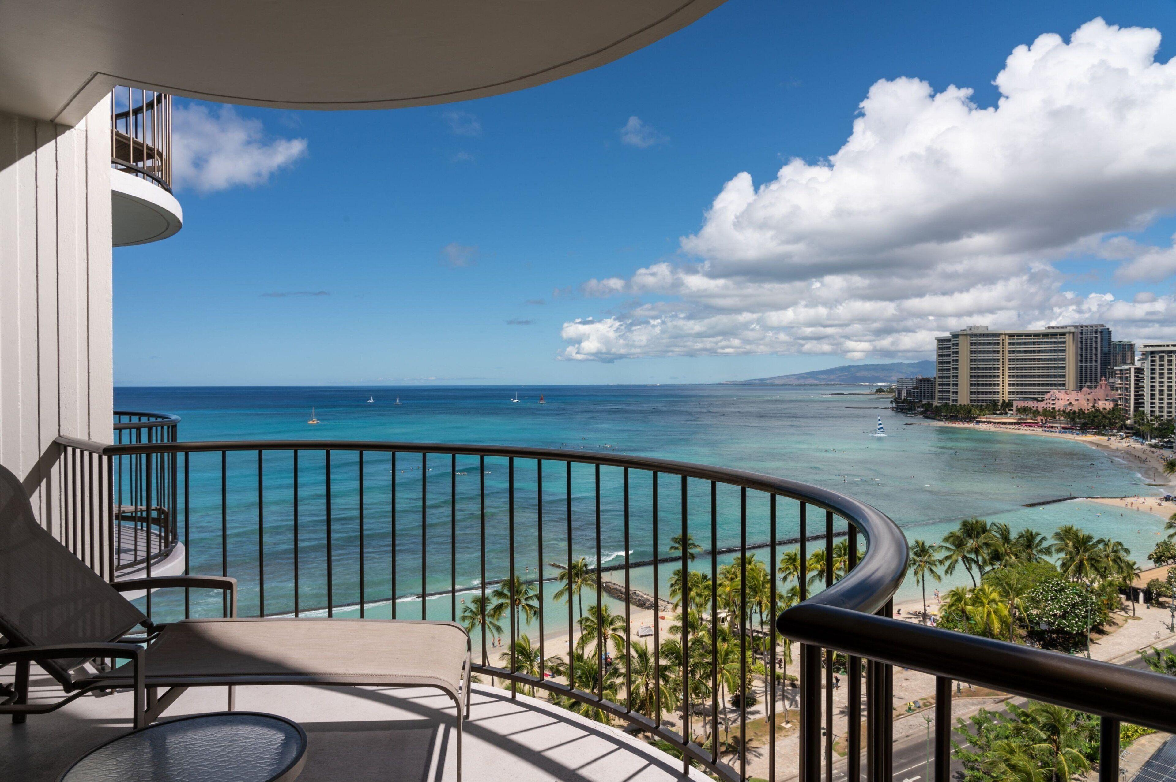 Ocean Front View Guest room 2 Double Kealohilani Twr