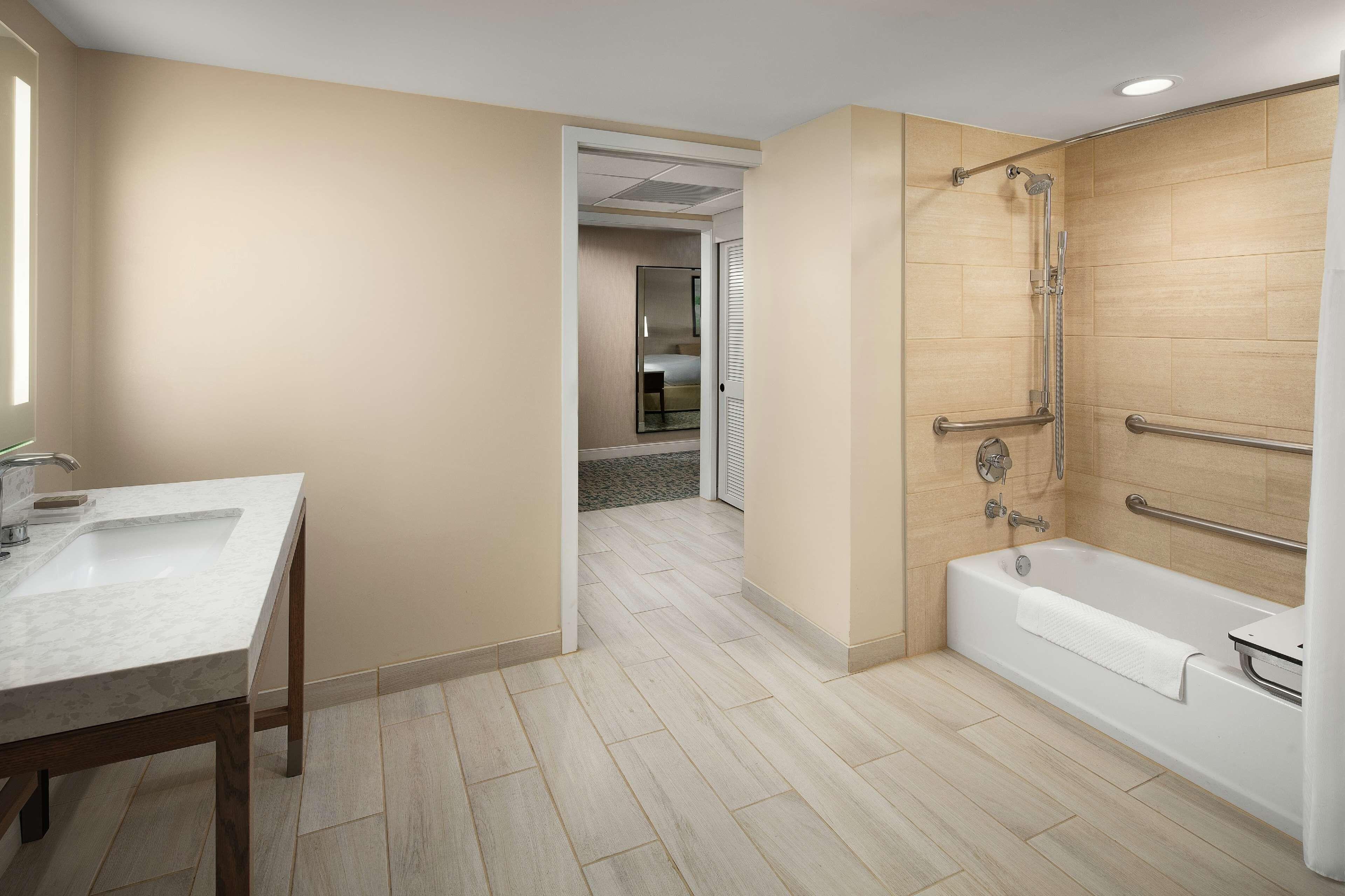 King Room Bath Tub Mobility Access
