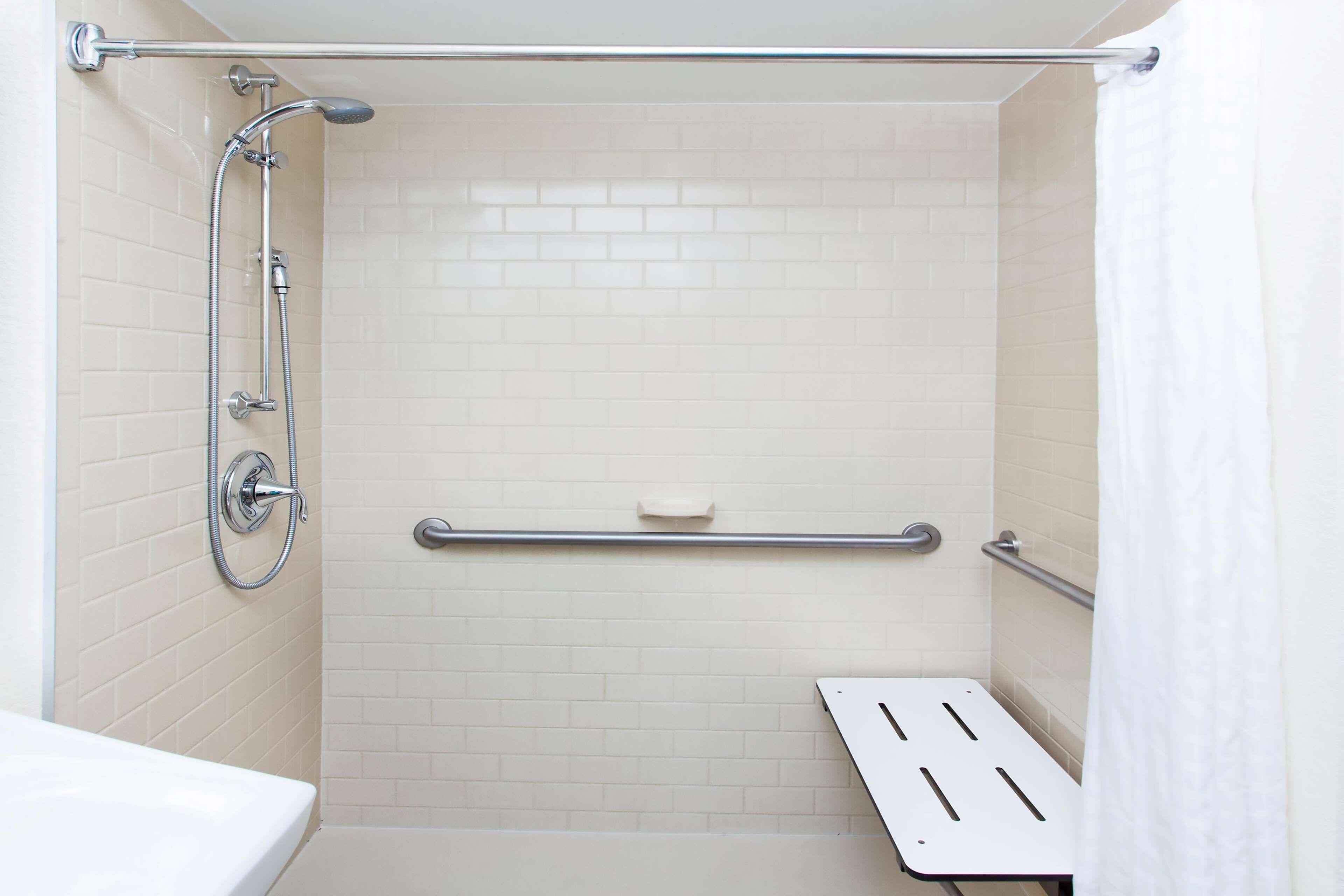 Queen Studio Suite Roll Shower Mobility Accessible