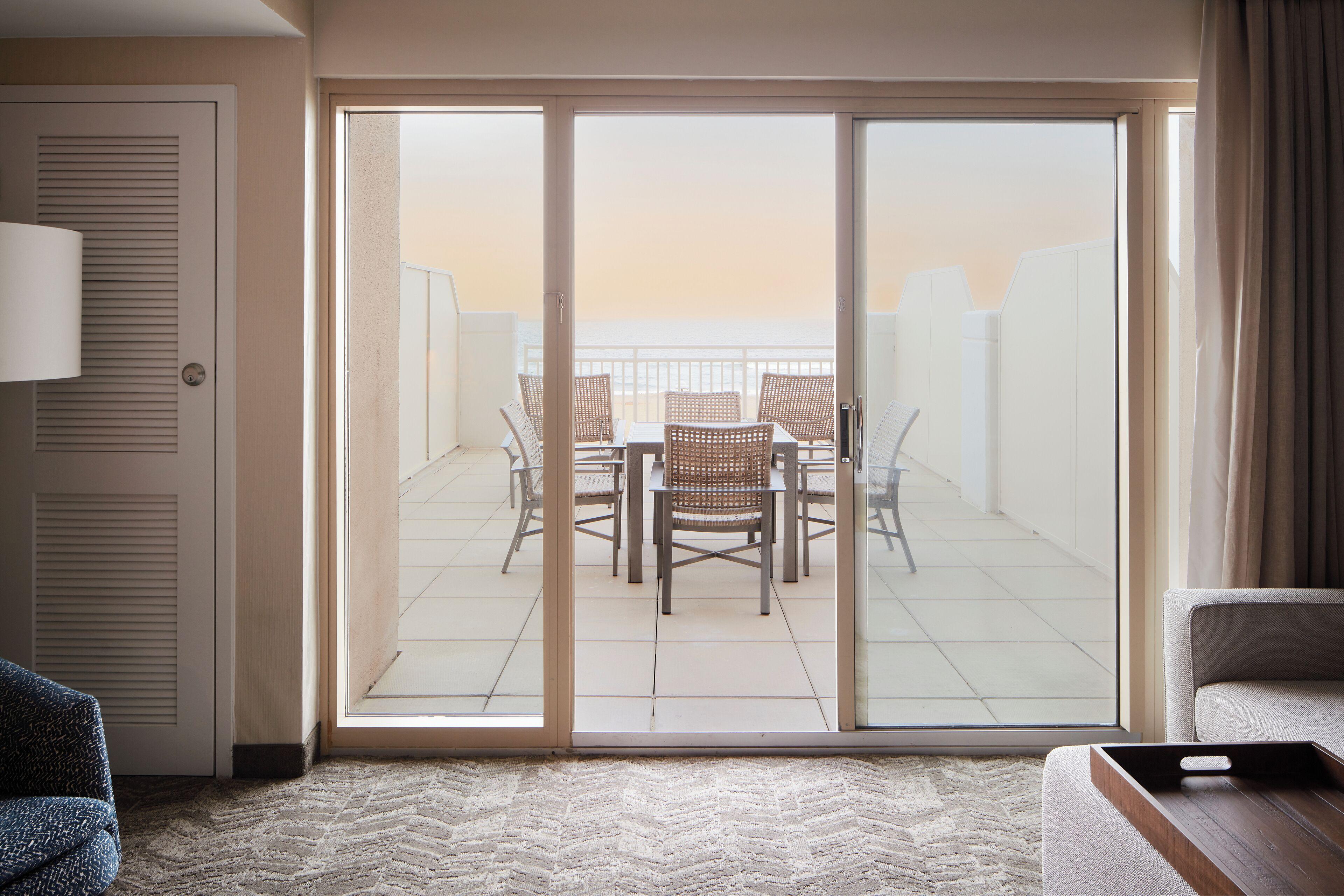 One-Bedroom King Suite Balcony Bathtub Trundle Sofa Mobility Access or Hearing Accessible